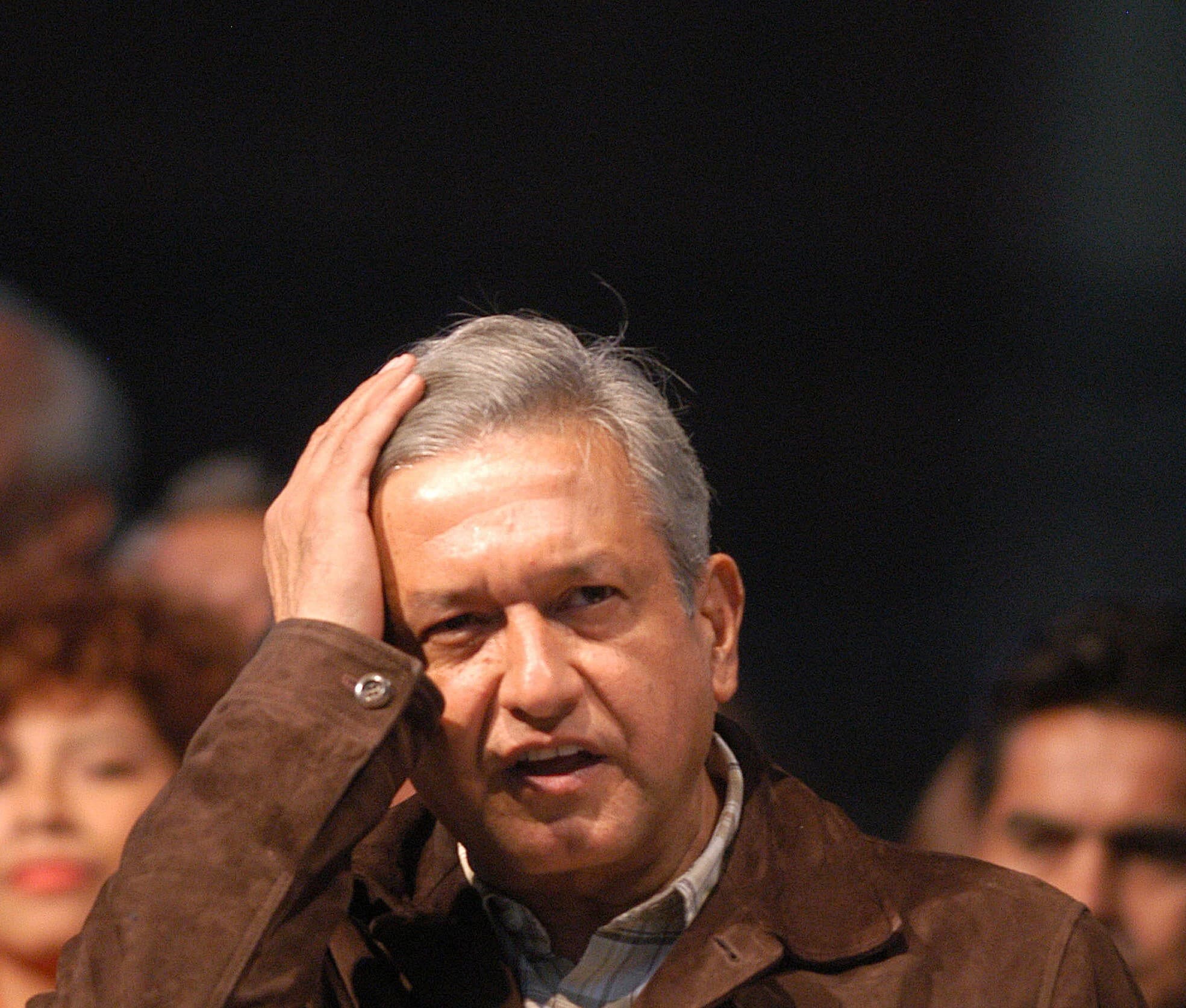 El presidente Andrés Manuel López Obrador en septiembre de 2006. Foto: EFE