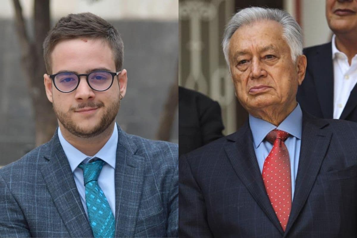 Izq. Abraham Mendieta, analista. Foto: Facebook @abrahamendieta. Der. Manuel Bartlett, director de la CFE. Foto: EFE.