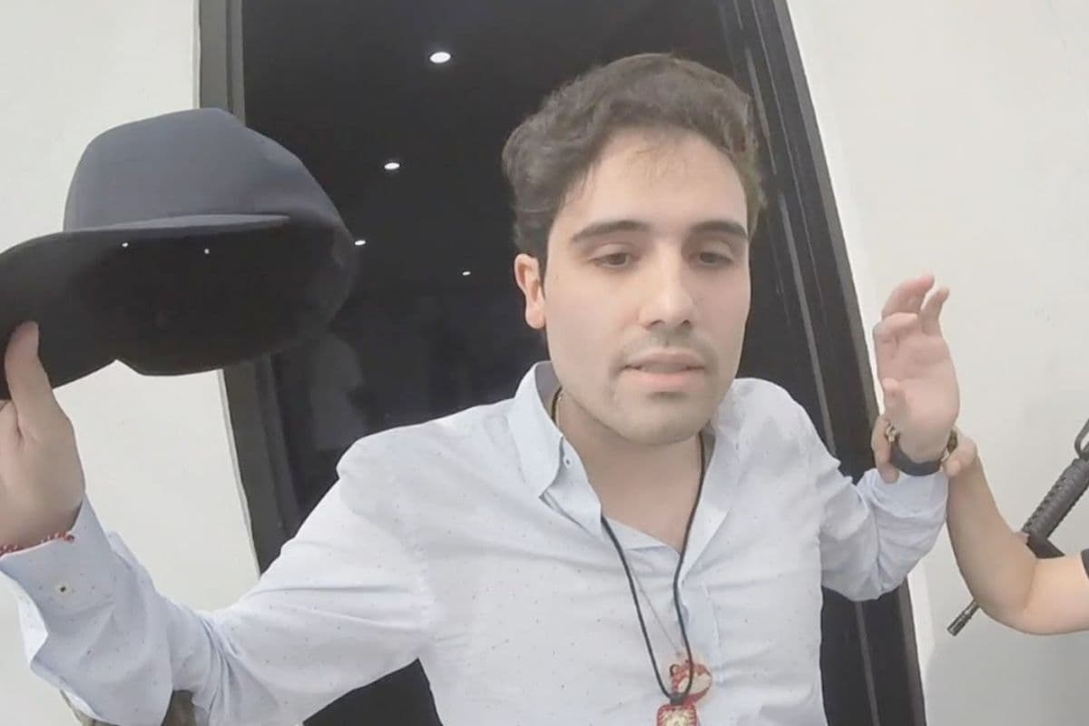 La Sedena presenta video sobre captura del hijo de 'El Chapo' Guzmán. Foto: Especial.
