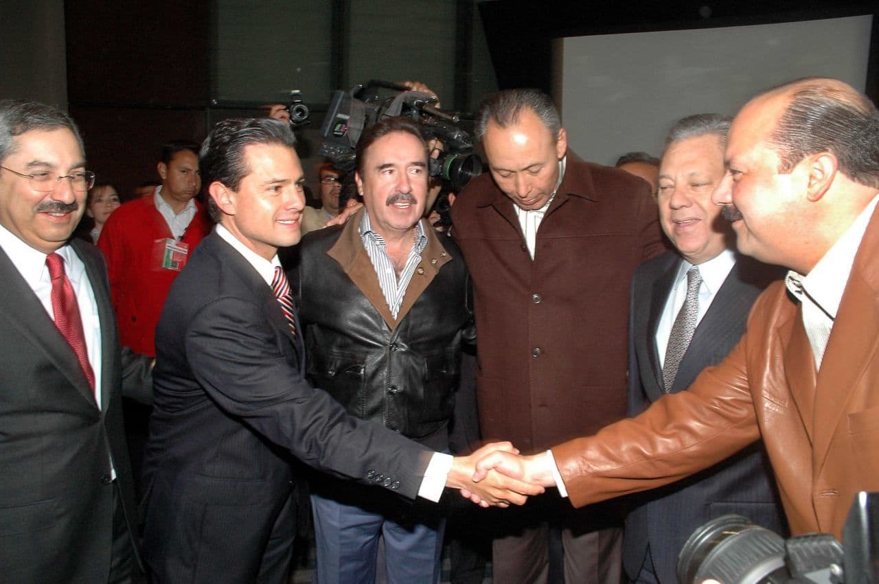 El expresidente Enrique Peña Nieto y el exgobernador de Chihuahua, César Duarte. Foto: Cuartoscuro