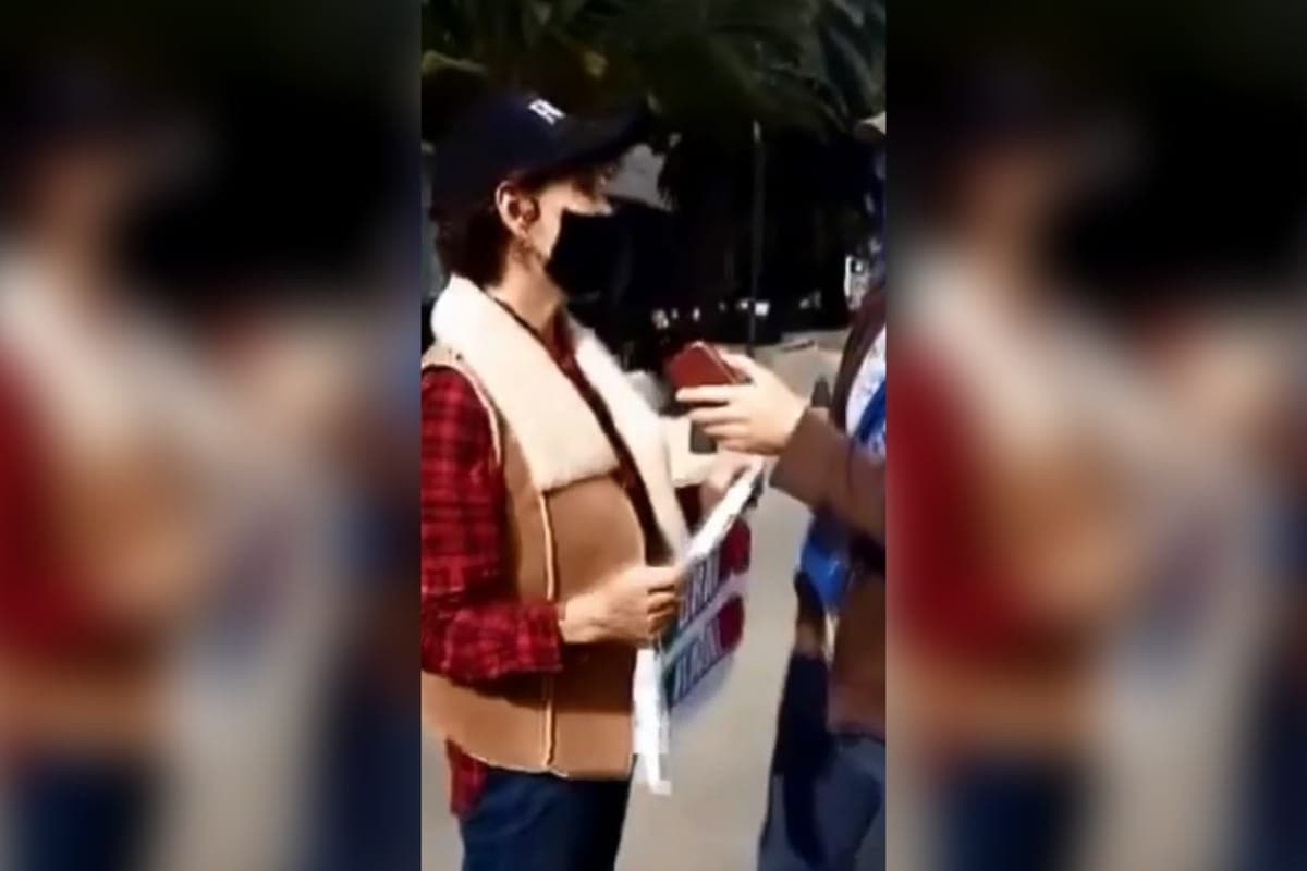 Integrante del Frenaaa asegura que AMLO es ma´són y pertenece a una secta. Foto: Especial