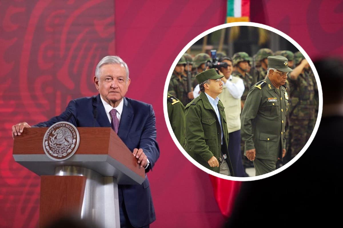 El presidente Andrés Manuel López Obrador y el expresidente Felipe Calderón. Foto: especial