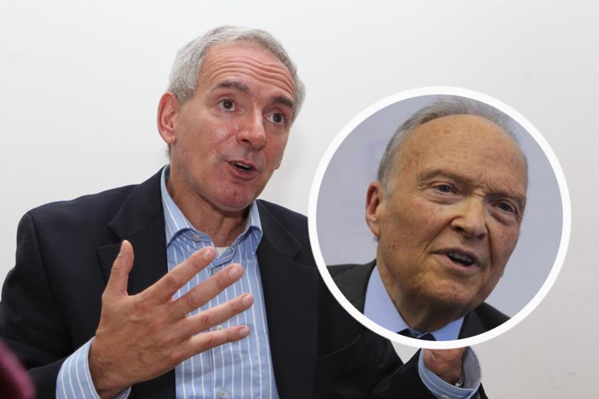 (i) Edgardo Buscaglia, investigador especialista en seguridad. (d) Alejandro Gertz Manero, fiscal general de la República. Foto: EFE.