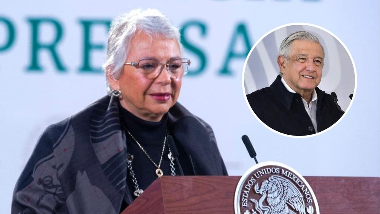 Sánchez Cordero y AMLO