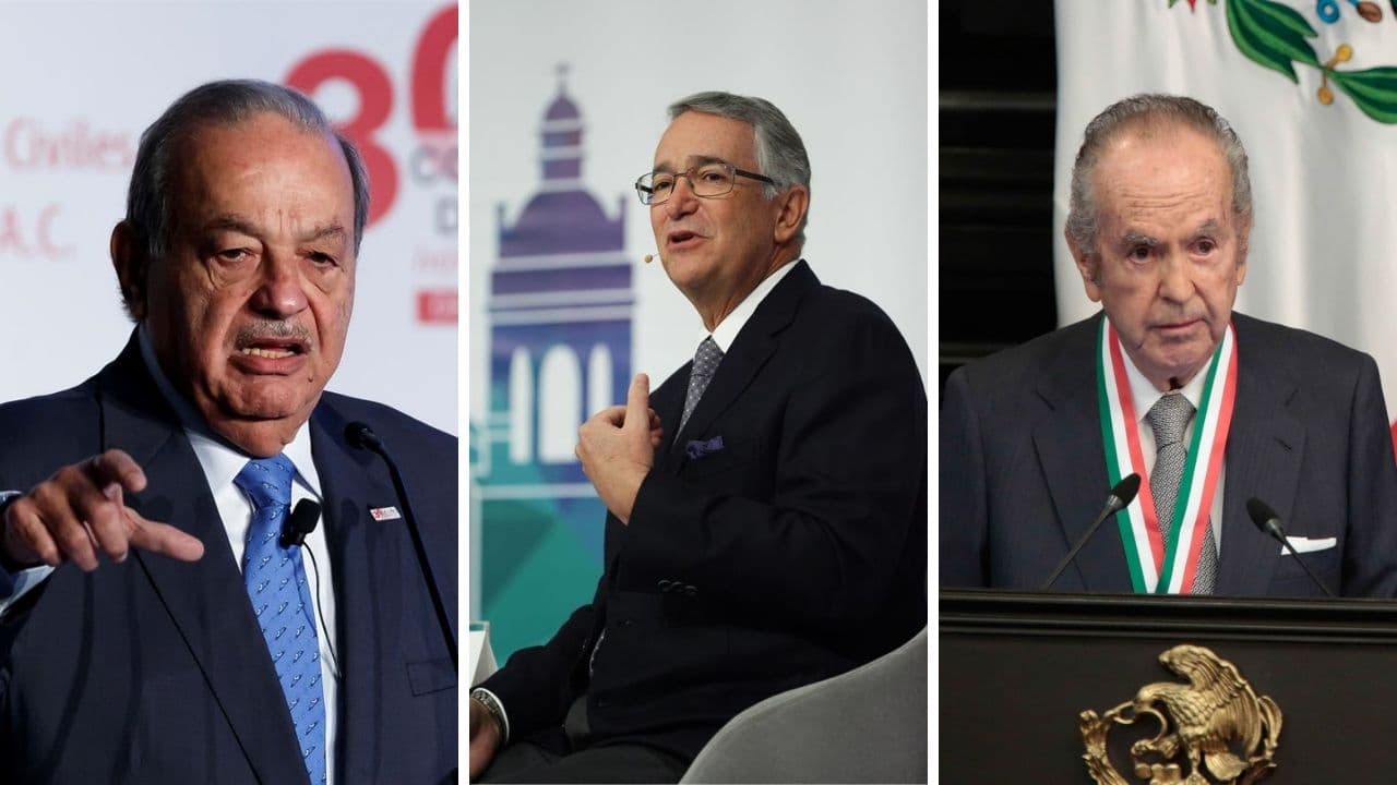 Slim, Salinas Pliego y Baillères