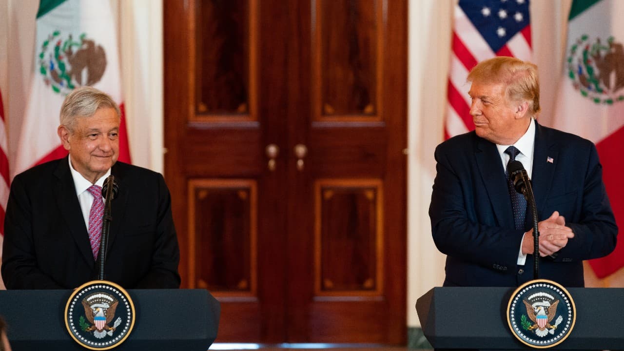 Trump a AMLO: ‘Es un gran caballero, amigo mío y ama a su país’