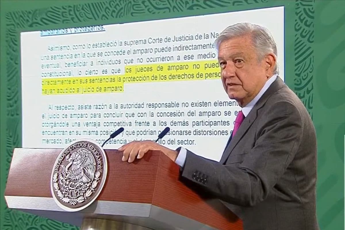 AMLO habla del juez Ley Electrica