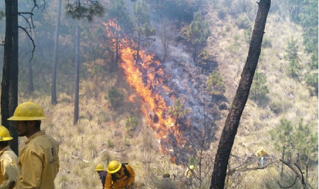 Bancos de humo ocasionados por los incendios