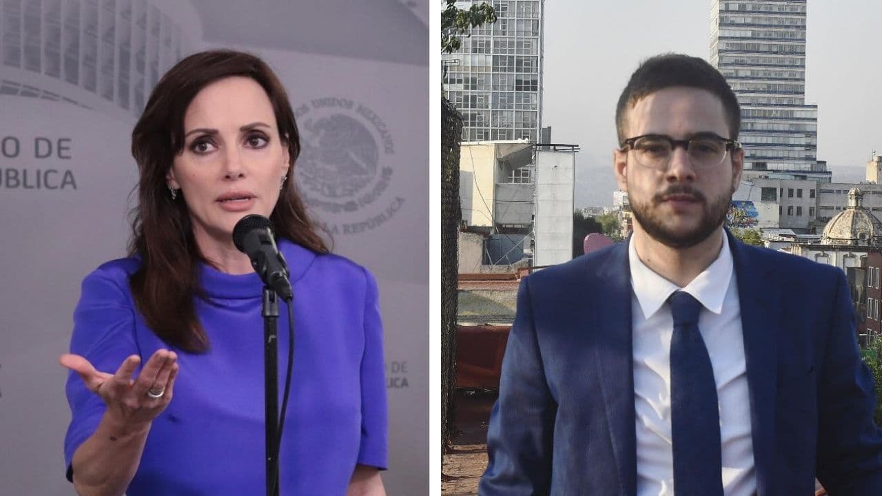 Lilly Téllez y Abraham Mendieta