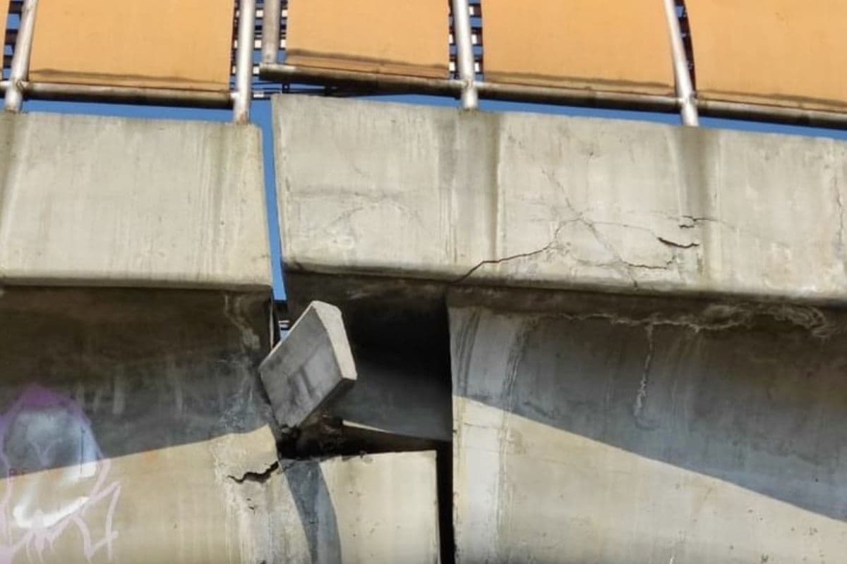 Estaciones del metro grietas