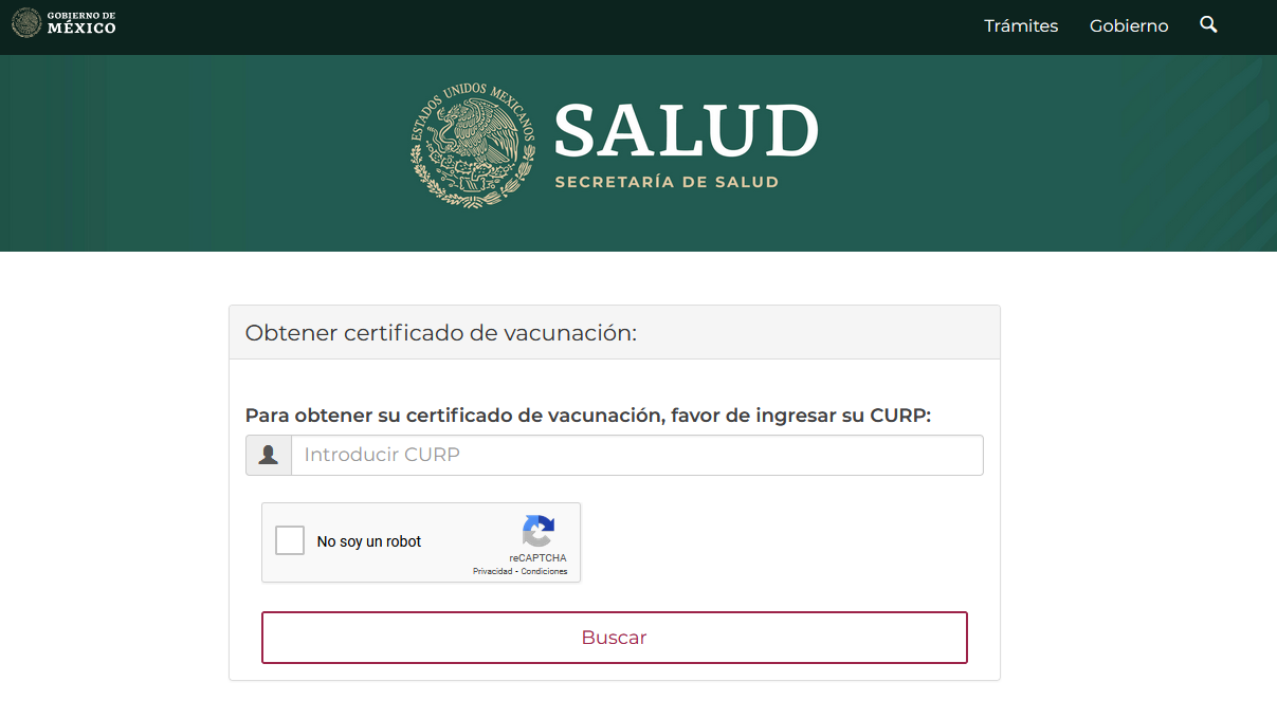 Certificado de vacunación covid-19