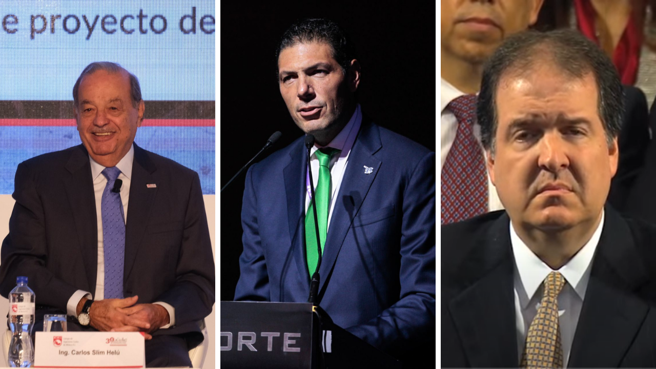 Carlos Slim, Carlos Hank y Bernardo Garza de la Fuente