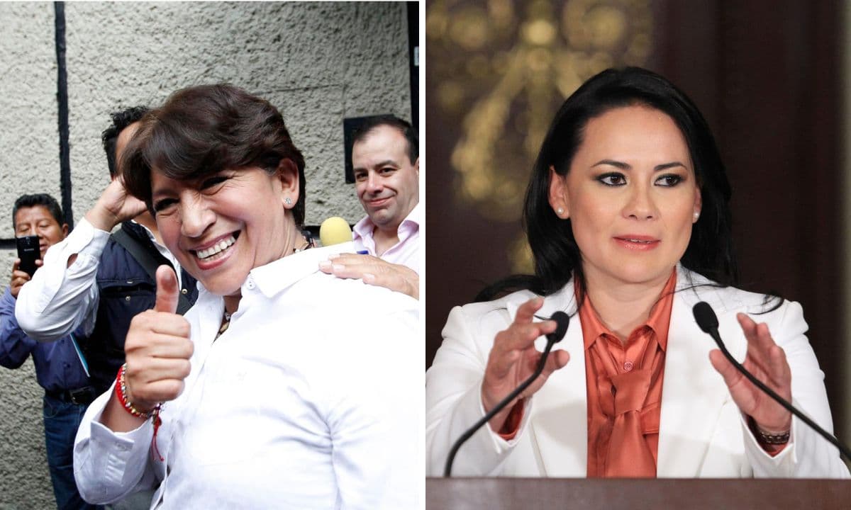 Delfina Gómez y Alejandra del Moral