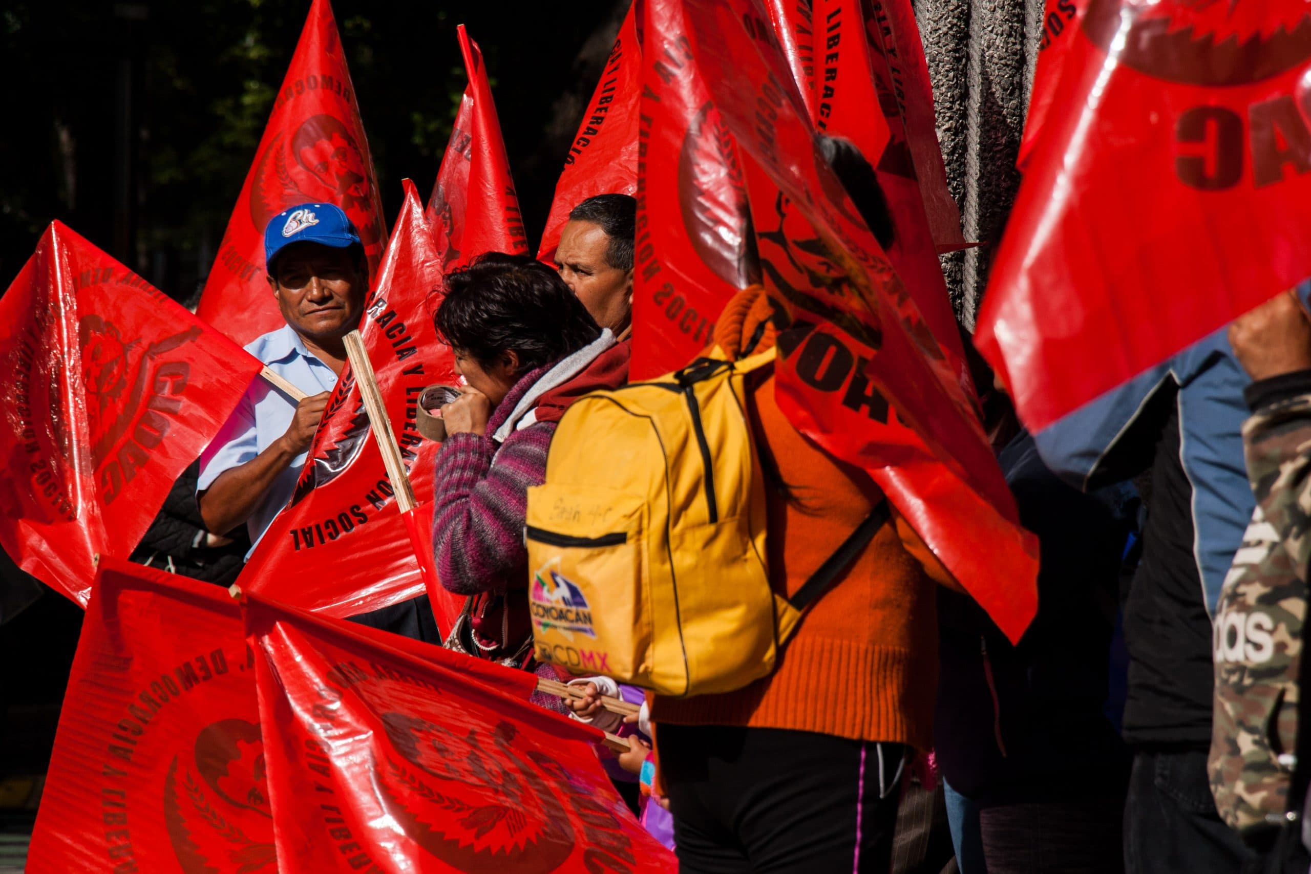 Se espera que se sumen a la protesta un contingente de otros dos mil campesinos en próximas horas • Foto: Archivo/Cuartoscuro