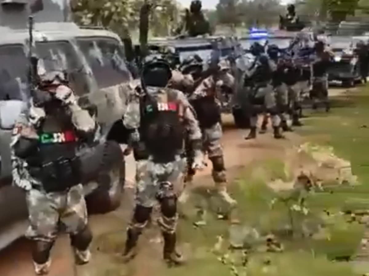 Integrantes de un grupo élite del CJNG. Foto: Especial