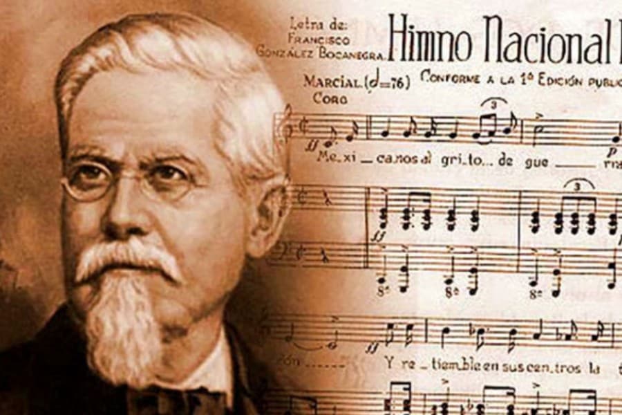 Jaime Nunó, compositor de la música del Himno Nacional Mexicano. Foto: IMER