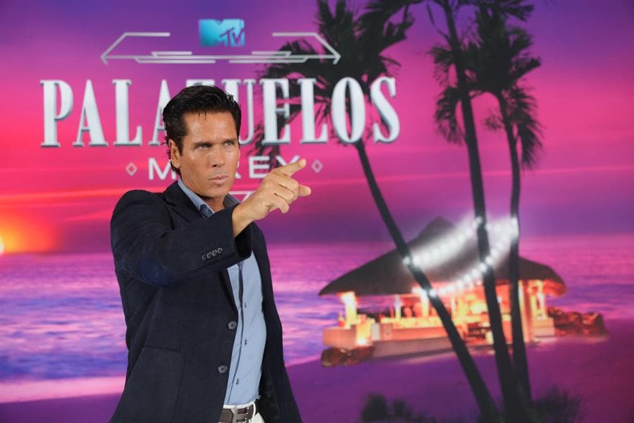 El actor  Roberto Palazuelos durante la presentación de su reality show "Mi rey". Foto: EFE.