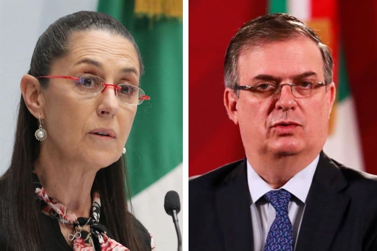 Claudia Sheinbaum y Marcelo Ebrard