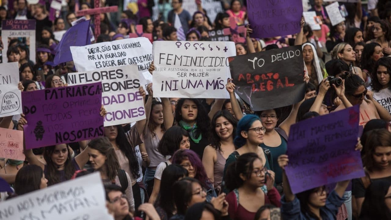 Manifestación del 8M en 2020