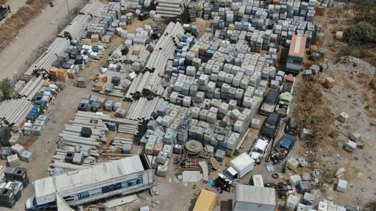 Toma de huachicol en Ecatepec