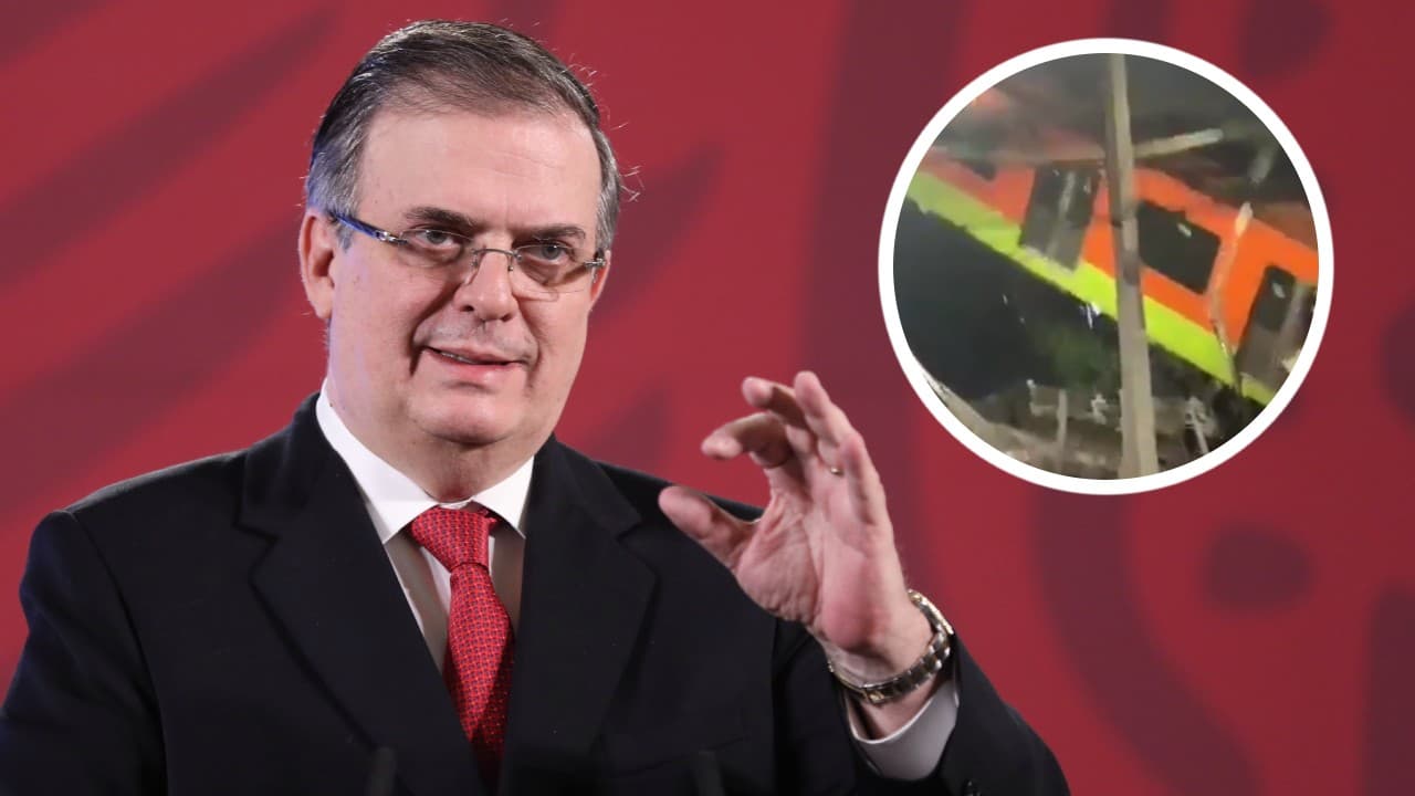 Ebrard asegura estar a disposición de las autoridades tras accidente del Metro CDMX