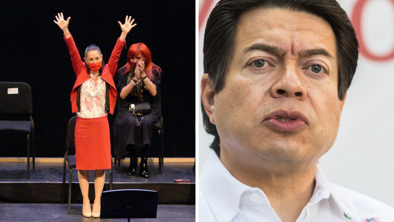 Claudia Sheinbaum y Mario Delgado