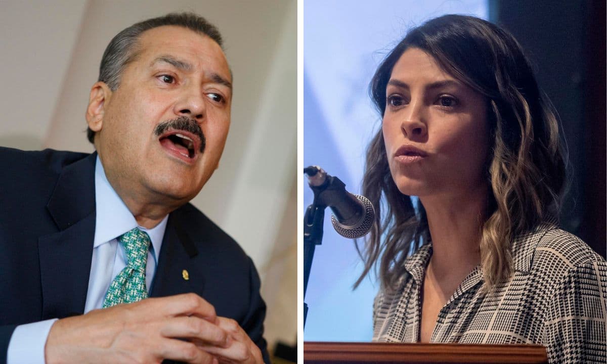 Manlio Fabio Beltrones y su hija