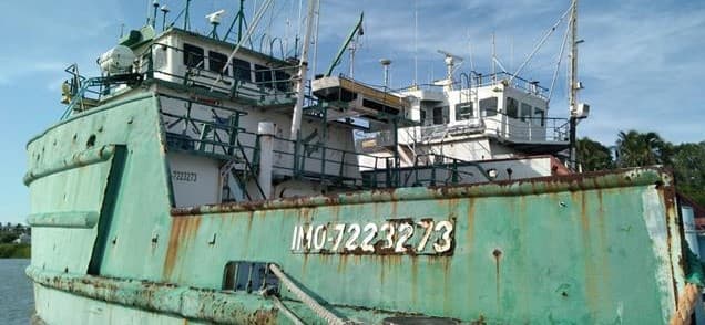 Un buque tipo carguero con un precio base de venta de 1 millón 415 mil pesos • Foto: Instituto para Devolverle al Pueblo lo Robado.