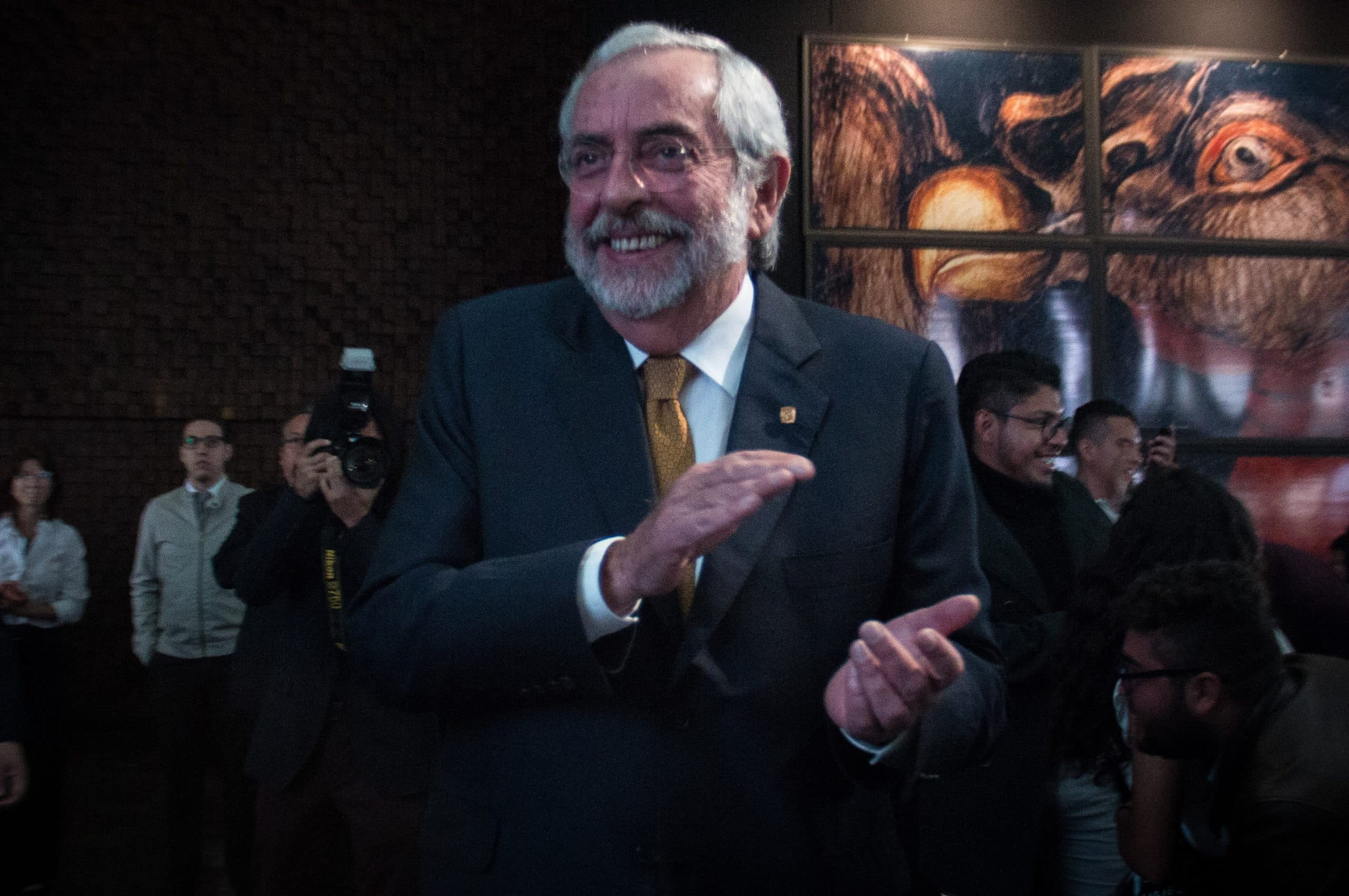 El pasado martes, Enrique Graue rindió protesta para su segundo periodo consecutivo como rector de la UNAM • Foto: Archivo/Cuartoscuro