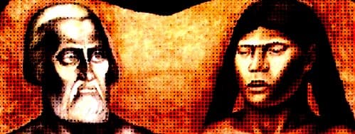 Cortés y La Malinche por José Clemente Orozco • Foto: Colegio de San Ildefonso