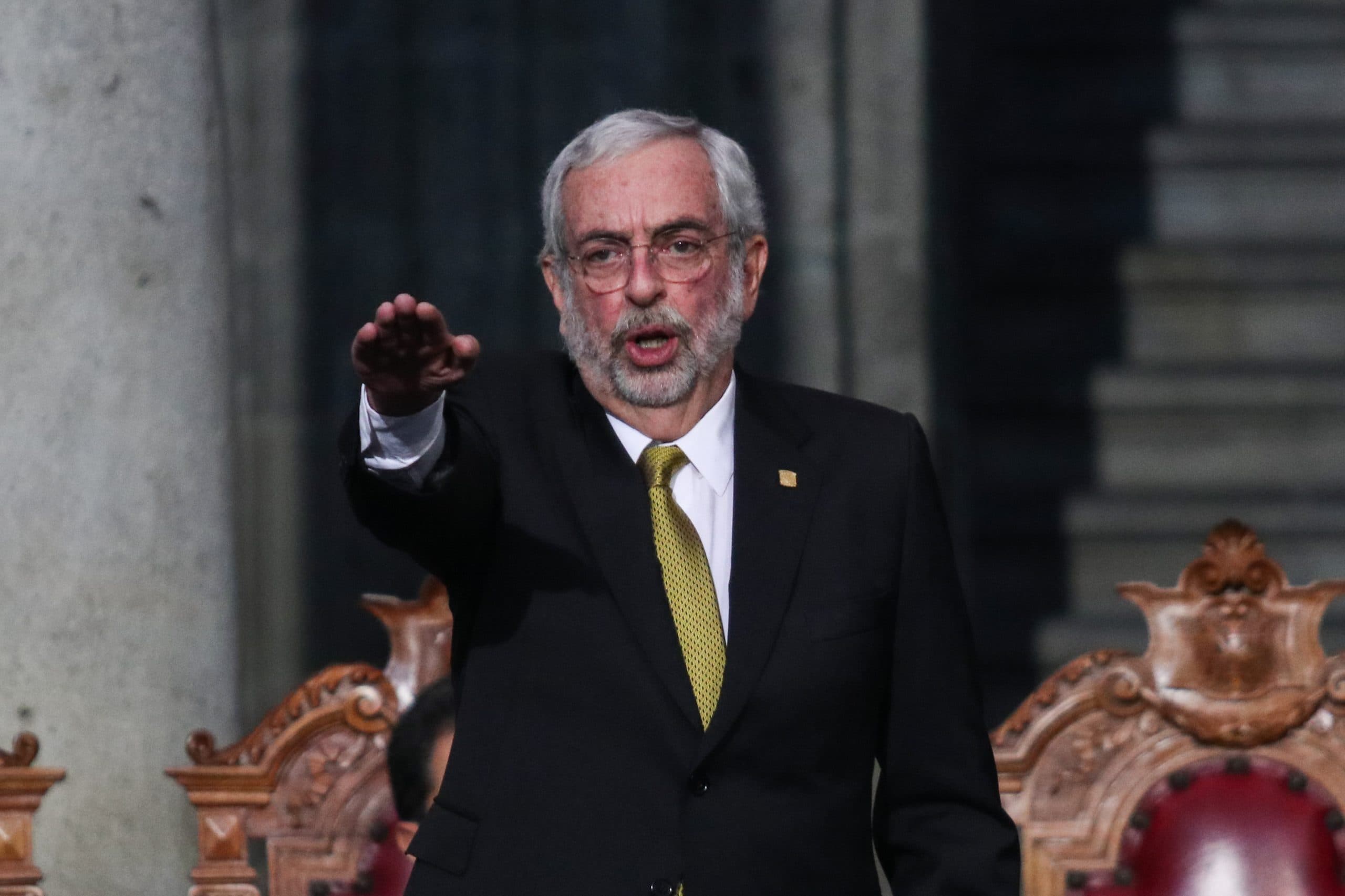 Graue rindió protesta ante la junta de gobierno de la UNAM como rector para el período 2019-2023 • Foto: Galo Cañas/Cuartoscuro