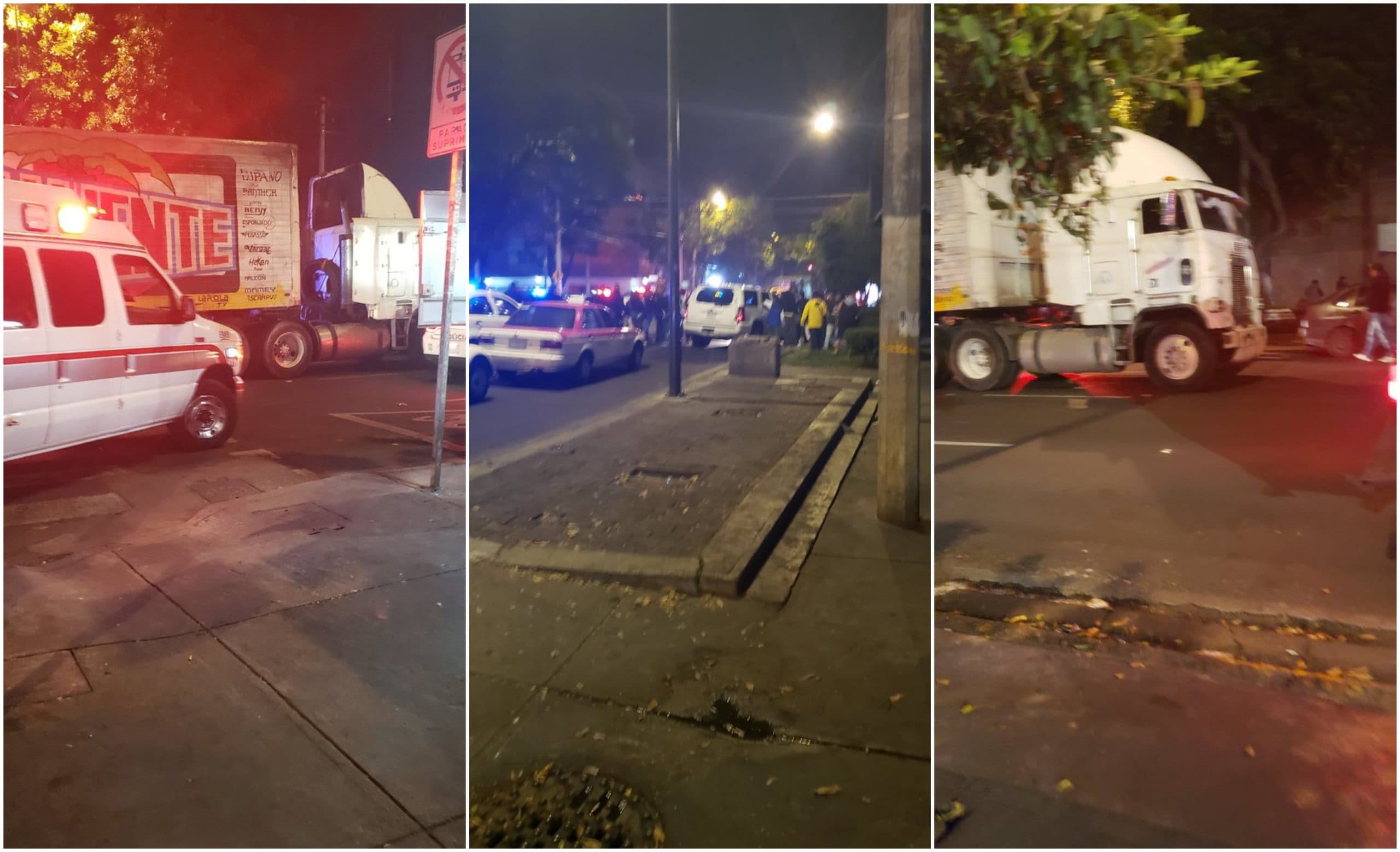 De acuerdo con la SSC, el tráiler contaba con reporte de robo • Foto: @jm_memelon