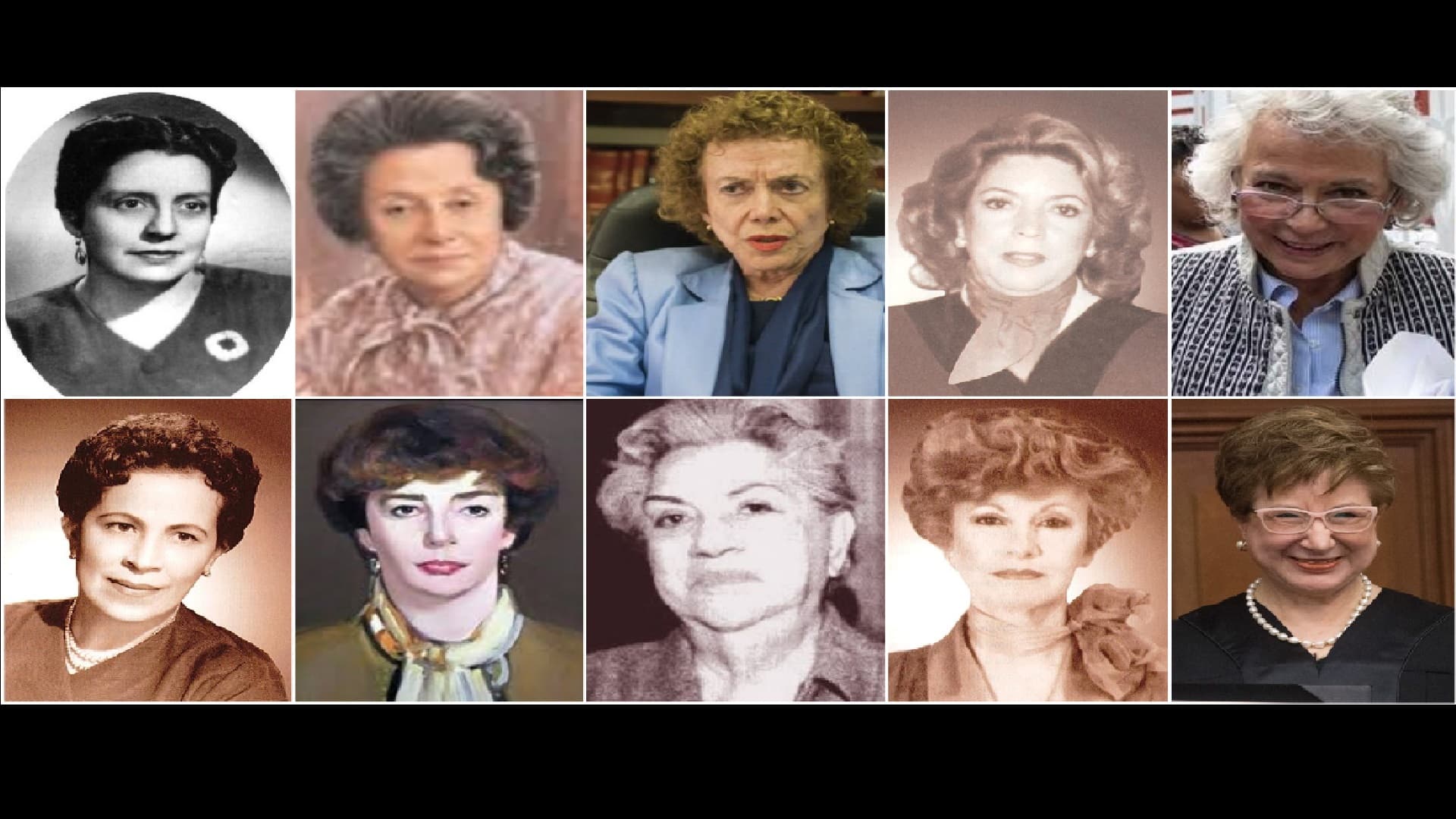 Diez de las mujeres que han sido ministras • Collage: La Octava