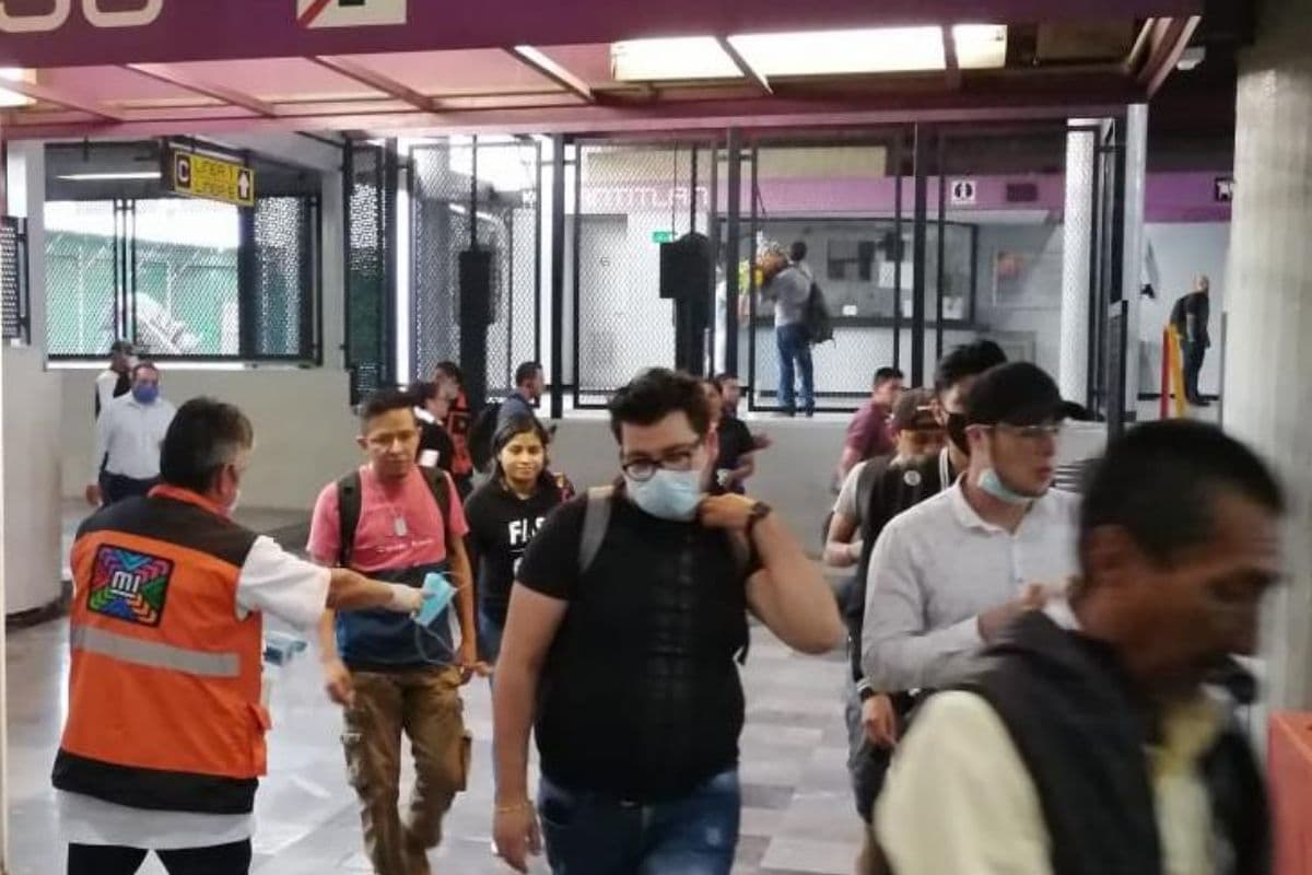 Estación Pantitlán. Foto: @MetroCDMX