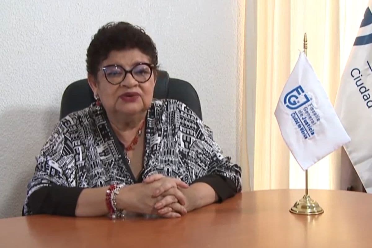 Ernestina Godoy, fiscal General de Justicia de la CDMX. Foto: Captura de la pantalla