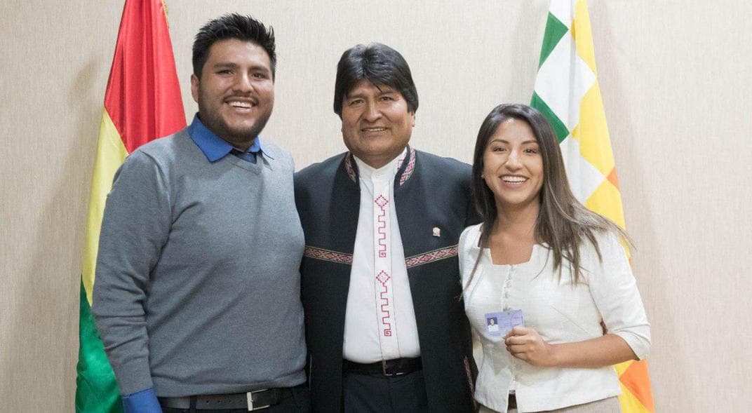 El gobierno interino de Bolivia autorizó esta semana la salida de Evaliz para que pudiera asilarse en México, pero luego retiró su solicitud, sin conocerse los motivos • Foto: Notimex