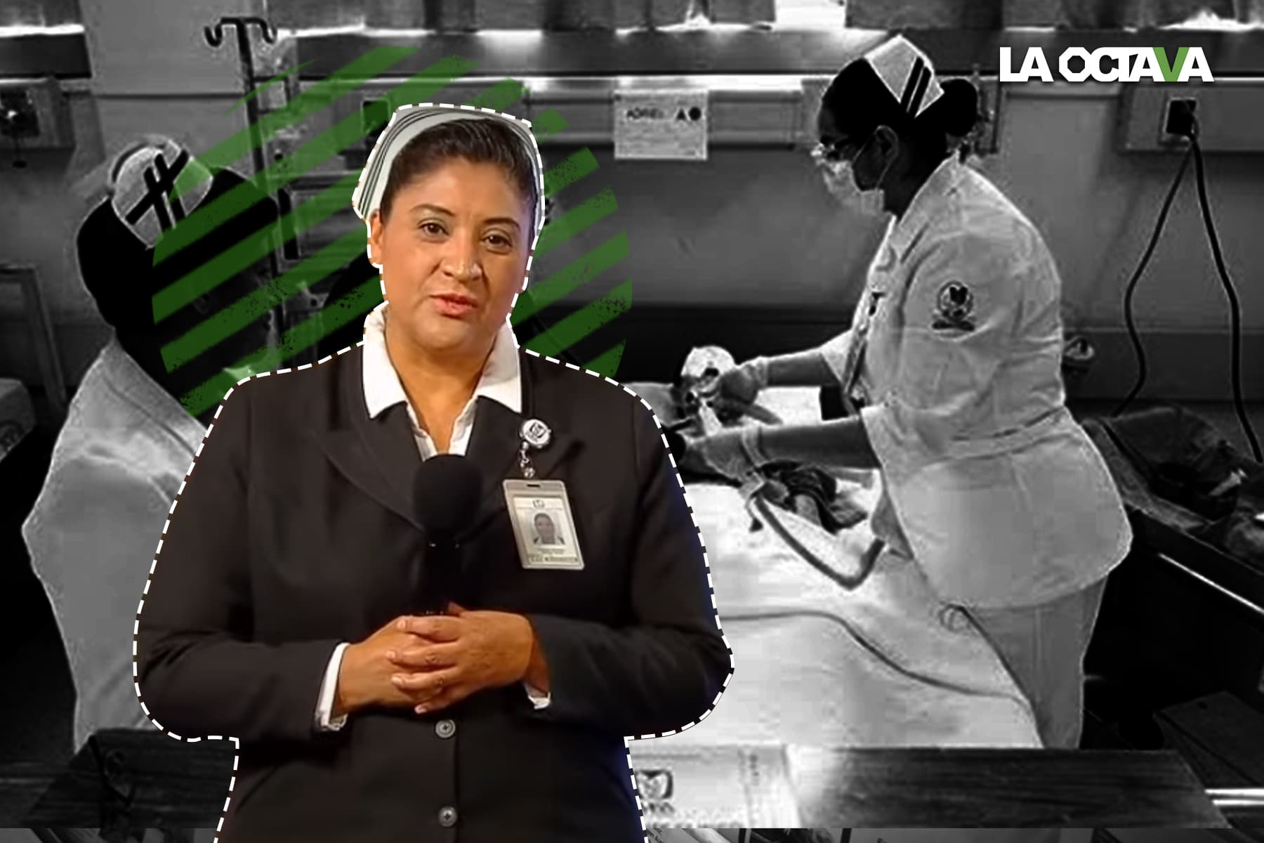 La maestra Fabiana Zepeda, enfermera del IMSS. Foto: La Octava