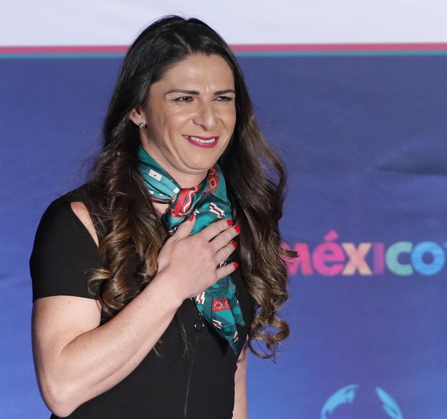 Ana Gabriela Guevara en 2017, entonces candidata a diputada federal por Sonora. Foto: EFE