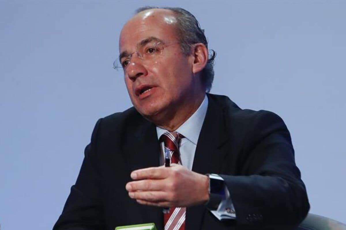 Felipe Calderón, expresidente de México. Foto: EFE