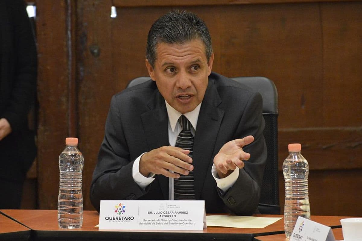 El secretario de Salud de Querétaro, Julio César Ramírez Argüello. Foto: queretaro.gob