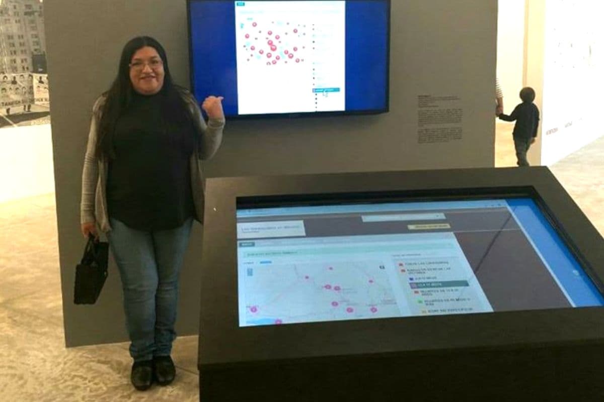 María Salguero, geofísica y creadora del Mapa Nacional de los Feminicidios en México. Foto: Facebook @msalguerb