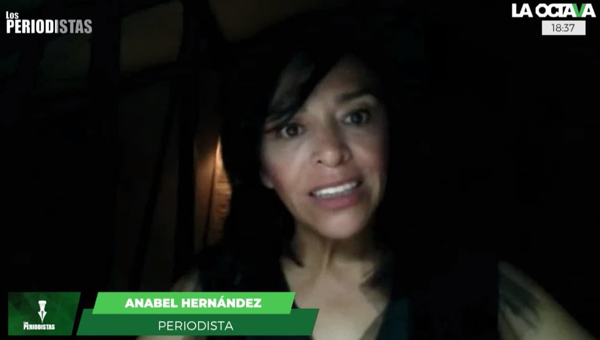 La periodista Anabel Hernández en entrevista para La Octava. Foto: Especial