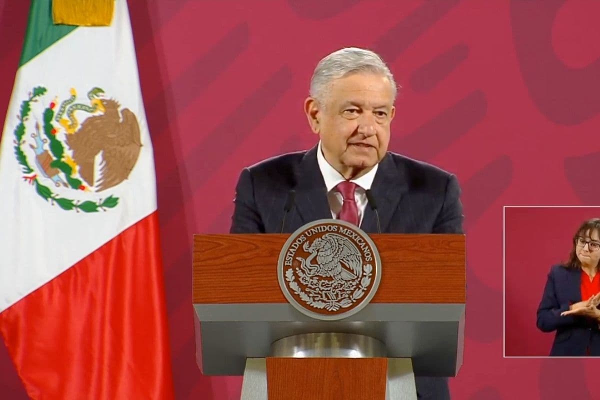 El presidente Andrés Manuel López Obrador en conferencia de prensa. Foto: Especial.