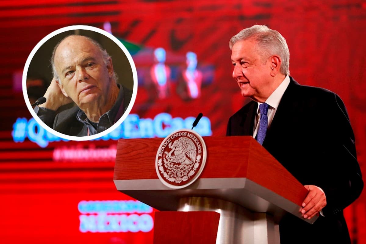El historiador Enrique Krauze y el presidente Andrés Manuel López Obrador. Foto: Especial