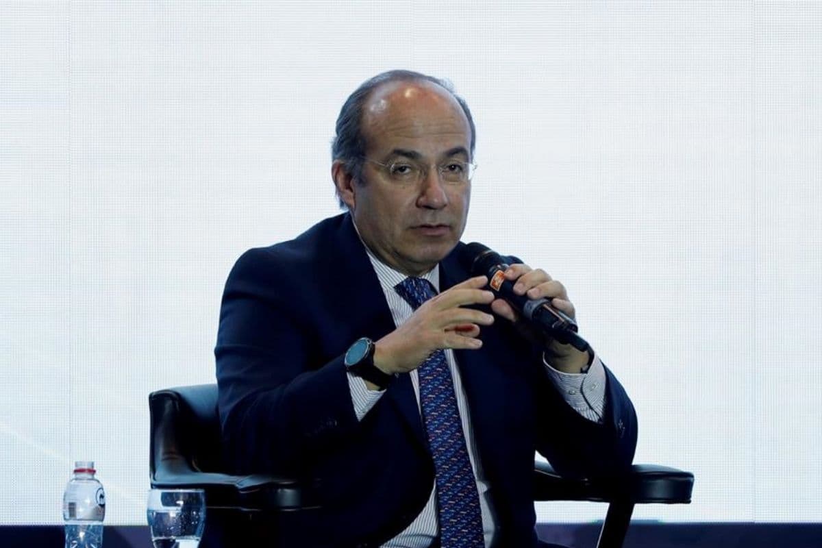 Felipe Calderón, expresidente de México. Foto: EFE