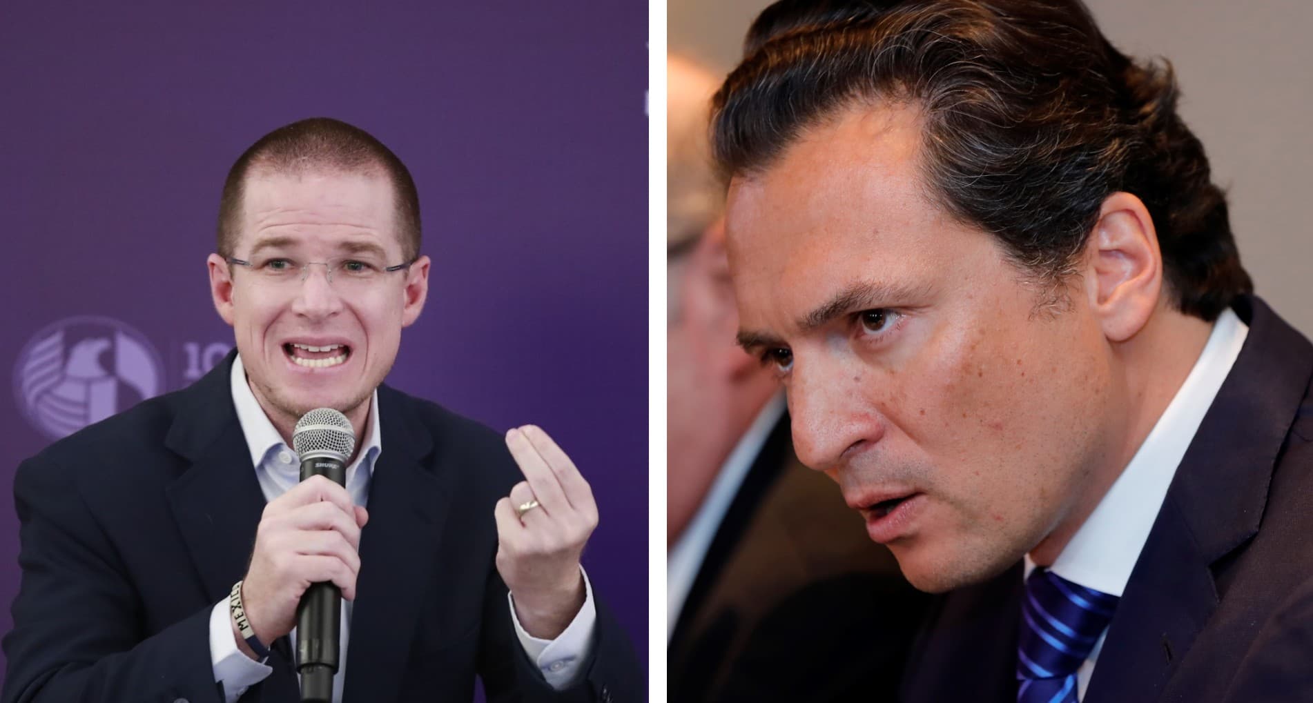 El excandidato presidencial Ricardo Anaya y Emilio Lozoya, exdirector de Pemex. Foto: especial