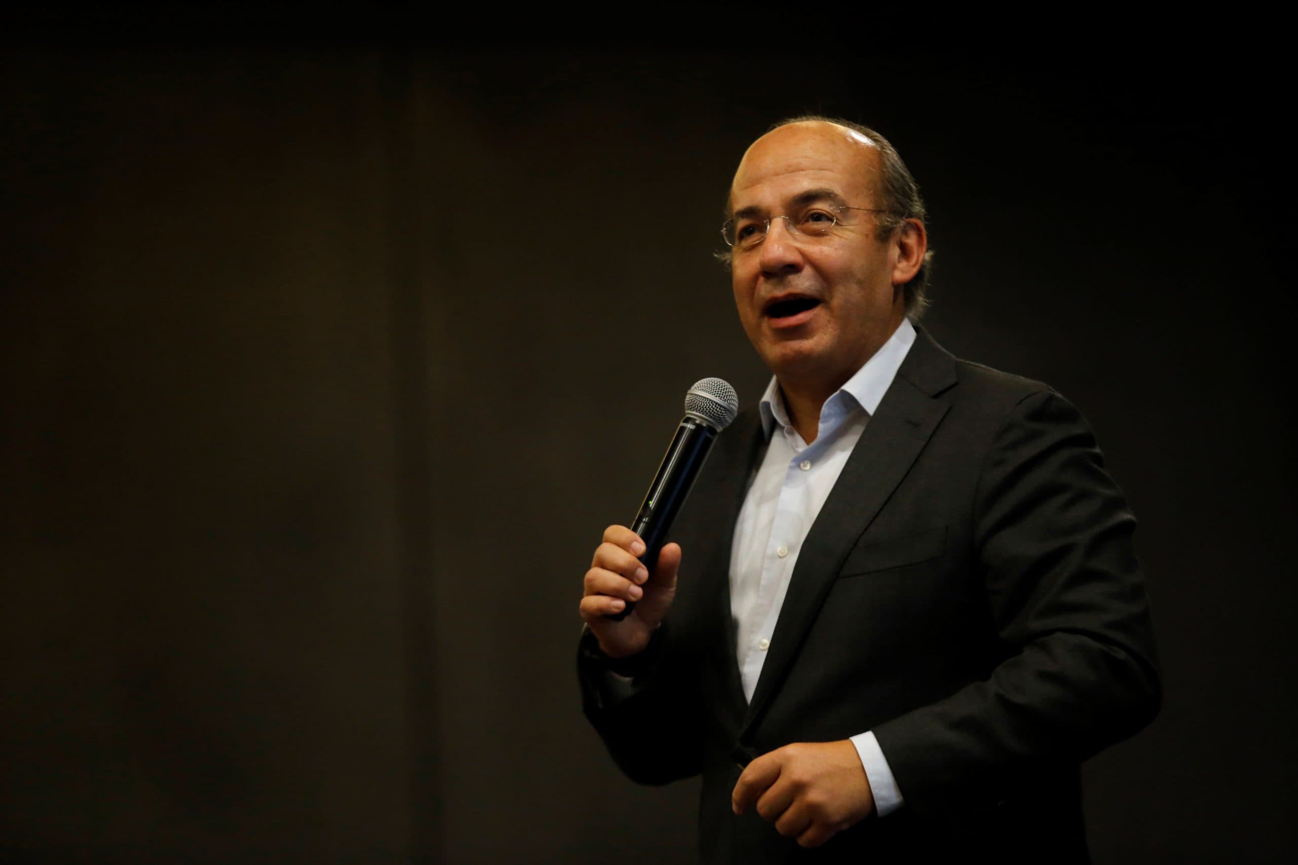 El expresidente Felipe Calderón. Foto: EFE