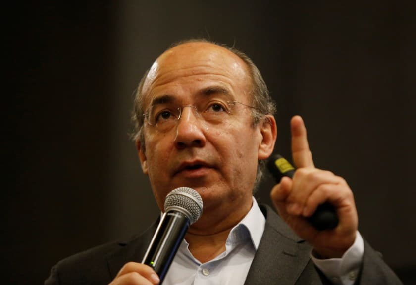 Felipe Calderón, expresidente de México. Foto: EFE