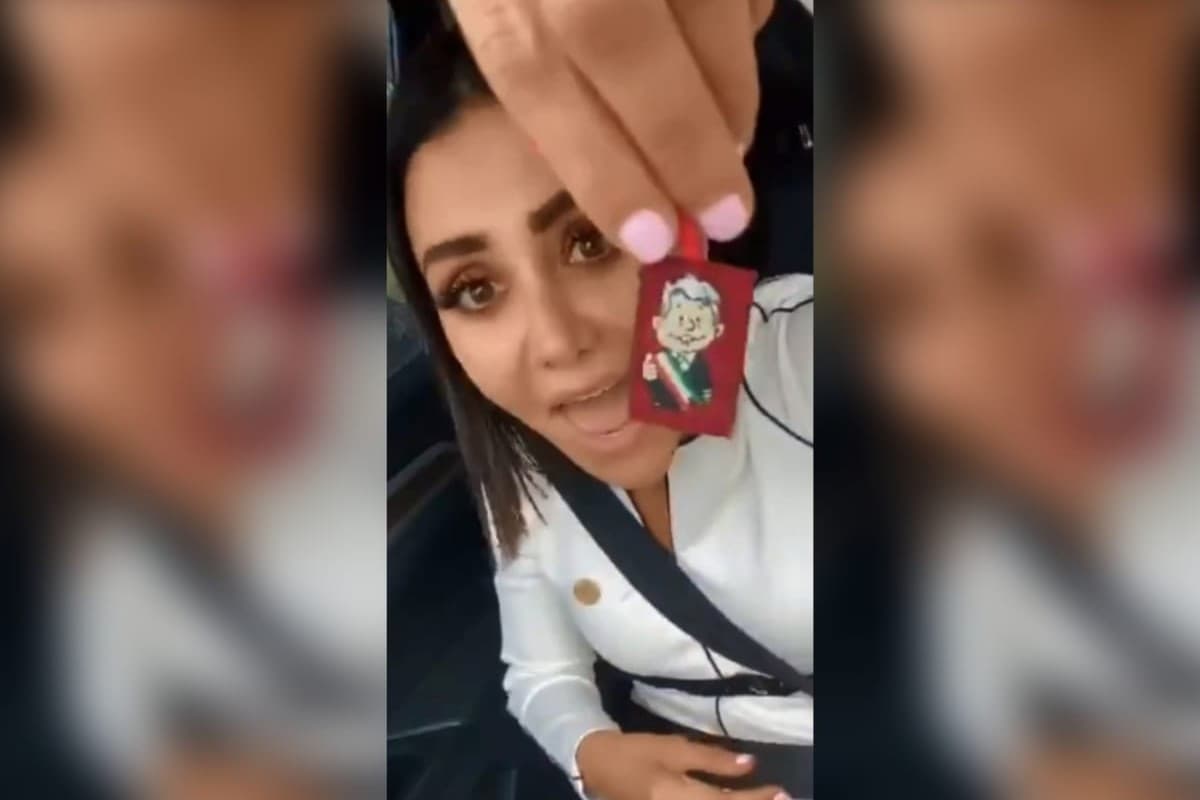 La diputada Nayeli Salvatori presume su "detente" de AMLO. Foto: Especial