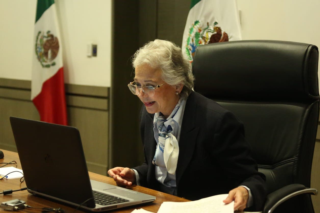 La secretaria de Gobernación, Olga Sánchez Cordero. Foto: Segob